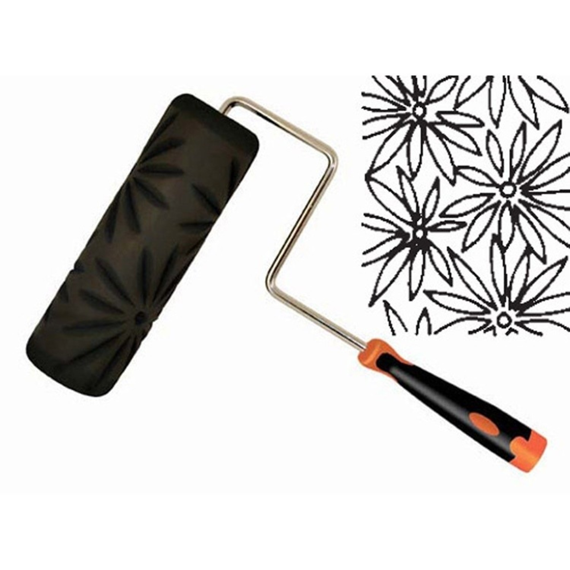 Kraft Tools DW183 Decorative Texture Roller - Poinsettia